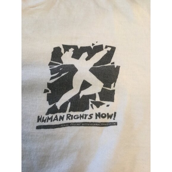 1988 Human Rights World Tour Crew Shirt Air Cargo Staff XL - Picture 2 of 6